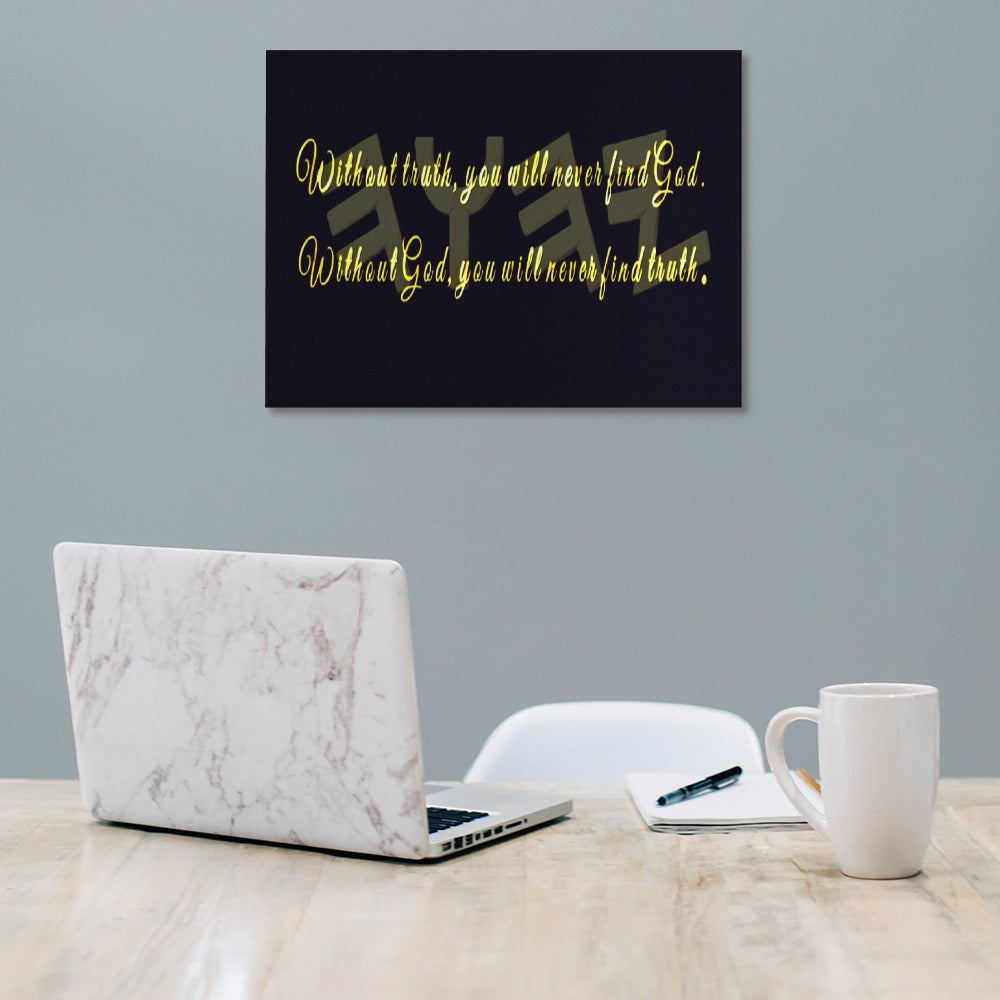 Truth Illustrated 01-02 Canvas Print, 18x24 inches