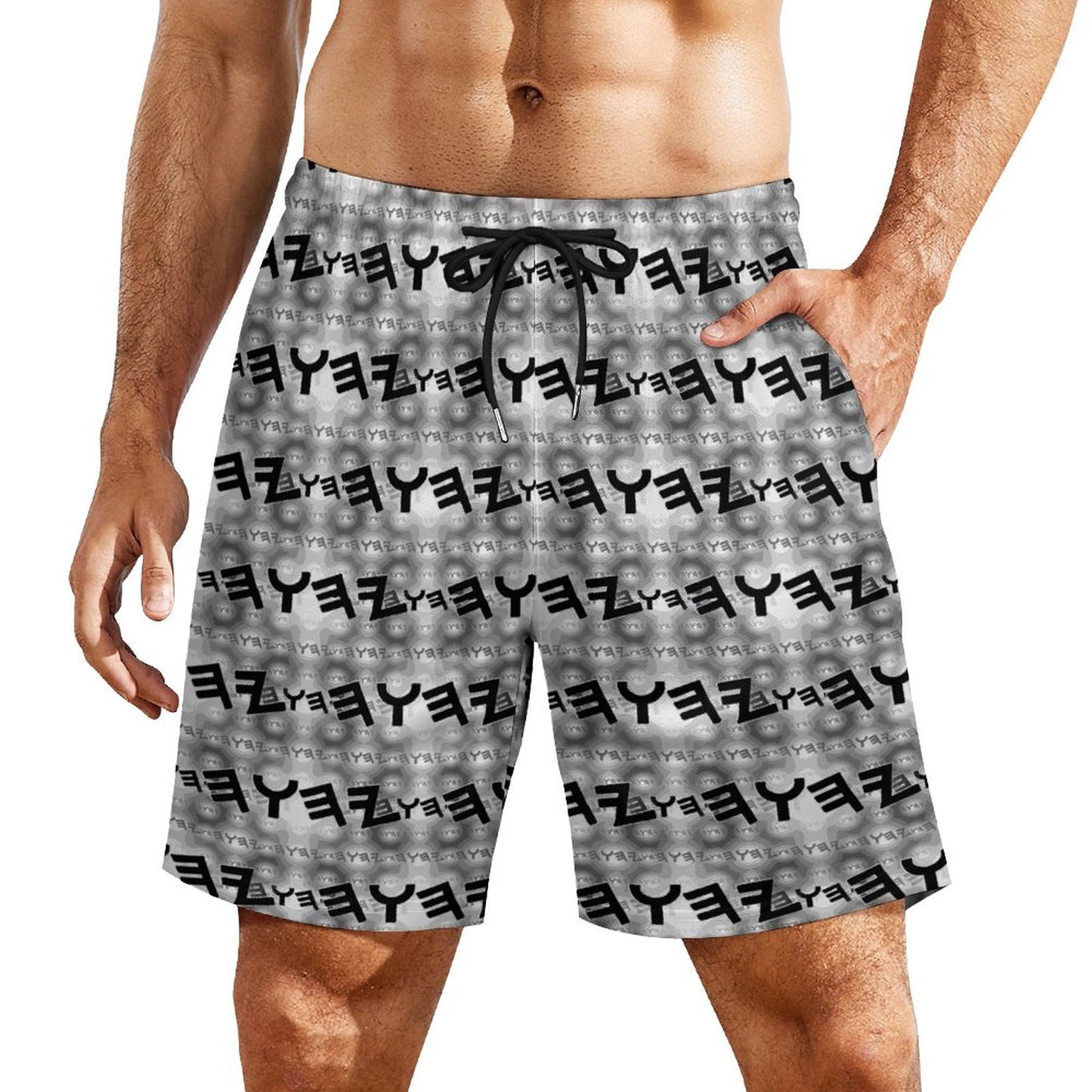 Most High God - Yahuah 01-01 Black Men's Designer 2-in-1 Athletic Shorts