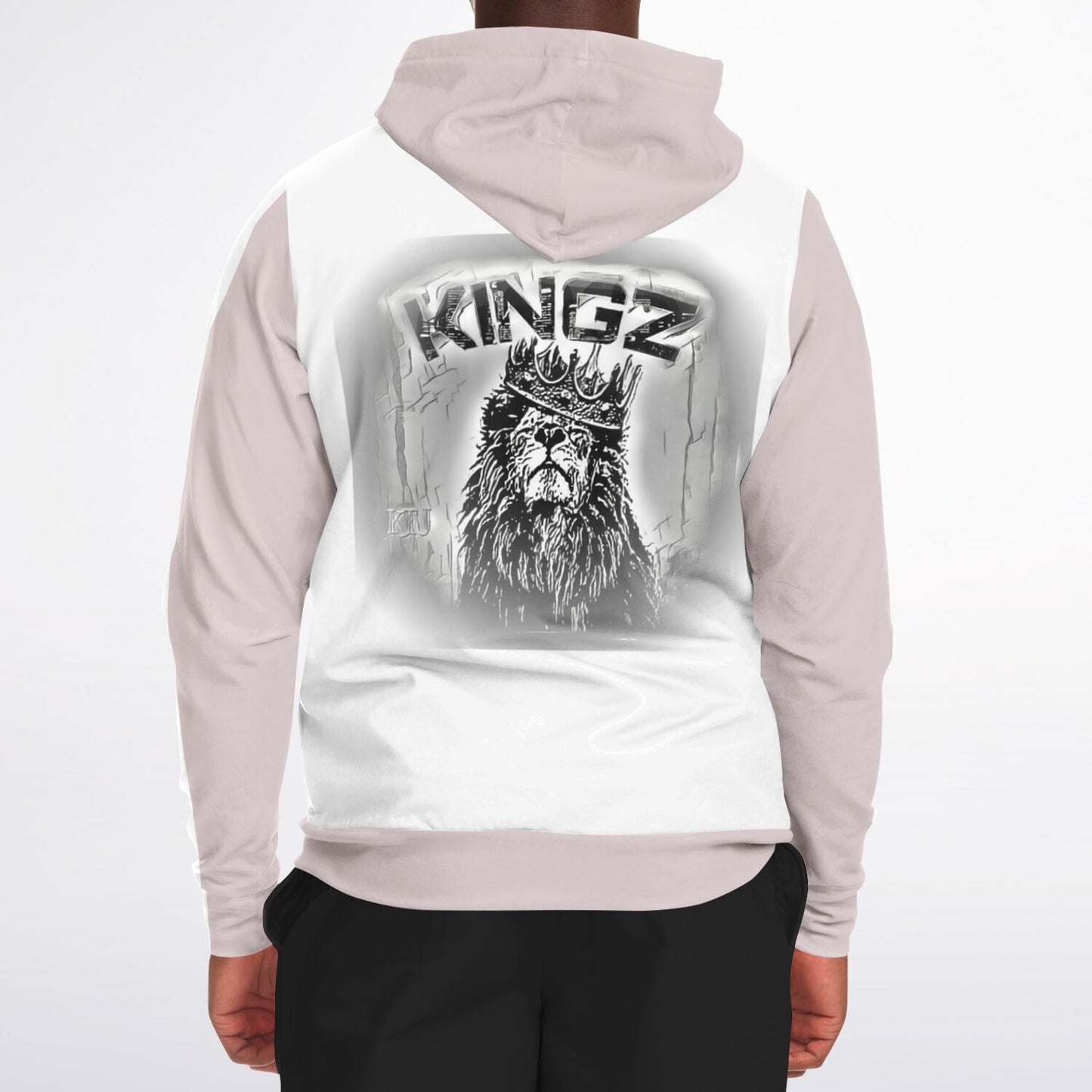 KINGZ 01-02 Men's Designer Athletic Full Zip Hoodie