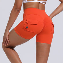 Cargar imagen en el visor de la galería, Solid Color Nude Feel Nylon Sports Shorts (8 colors)
