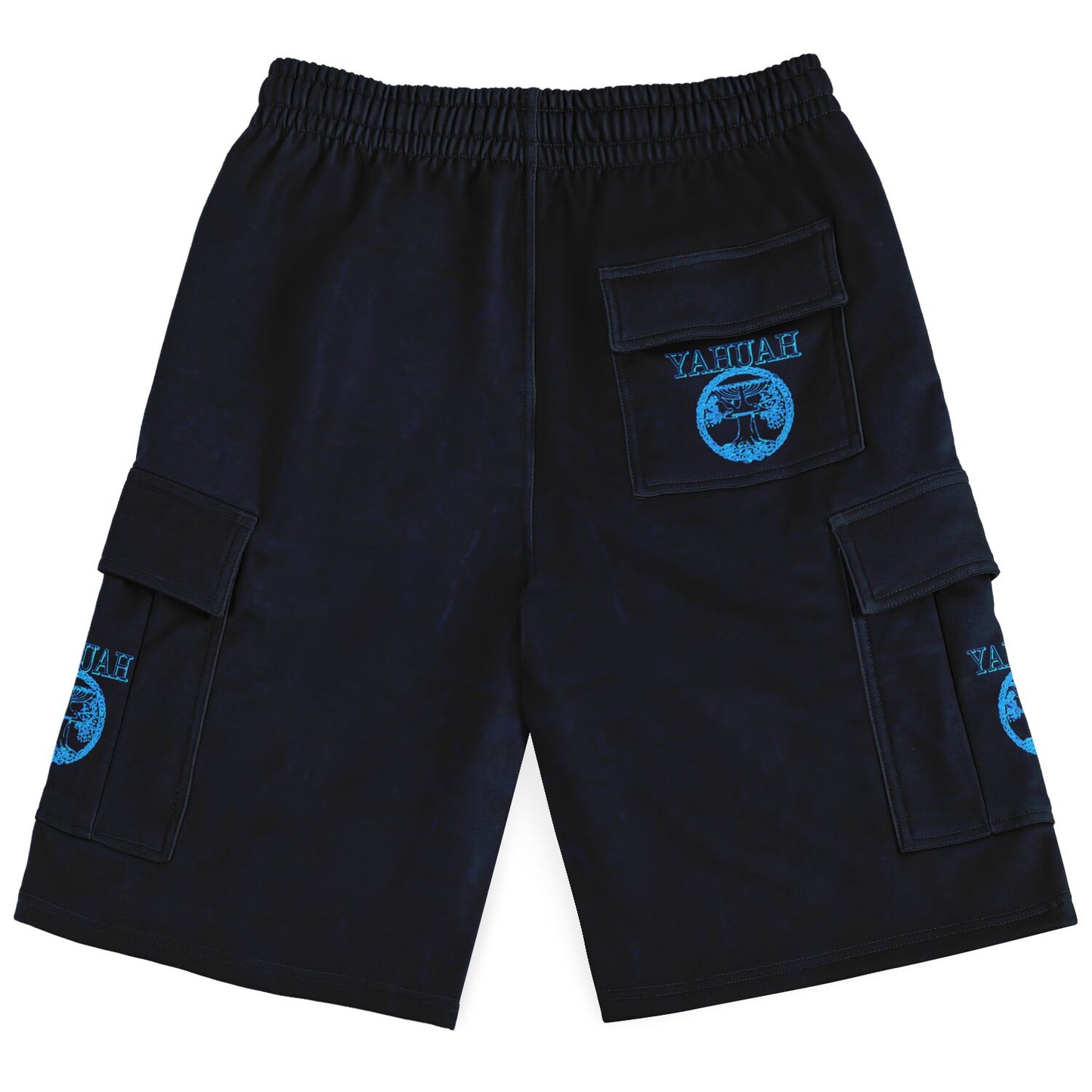 Yahuah-Tree of Life 02-02 Designer Unisex Heavyweight Cargo Shorts