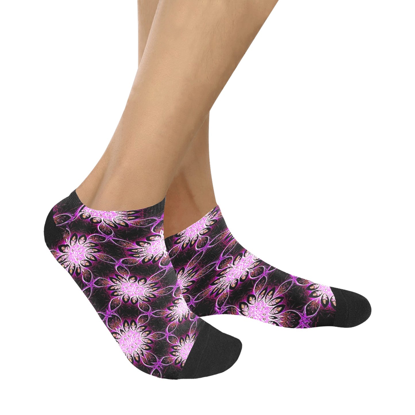 Geometrical Design Apparel 01-01 Ladies Designer Ankle Socks