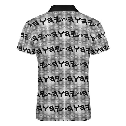 The Paleo-Phalanx Series (01-02): Seal of Storm | Men's Zip Placket Slim Fit Polo