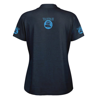Yahuah: Tree of Life (02-03) - The Living Ruach | Women's Stand Up Collar Polo Shirt