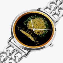 Cargar imagen en el visor de la galería, Yahuah-Tree of Life 03-01 Designer Hollow Out Stainless Steel 41mm Quartz Unisex Watch (Black, Silver, Rose Gold)