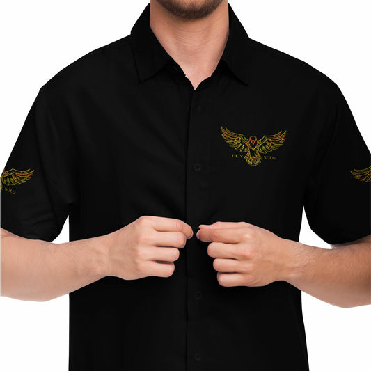 Outspoken Designs 03-04 "Fly Solo" Men's Designer Spread Collar Shirt