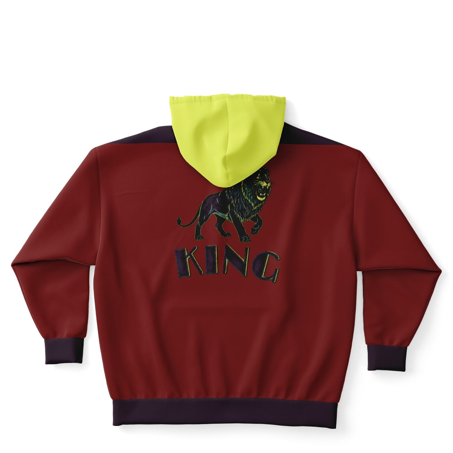 KING 01-02 Men's Designer Triblend Fleece Lined Plus Size Zip Hoodie