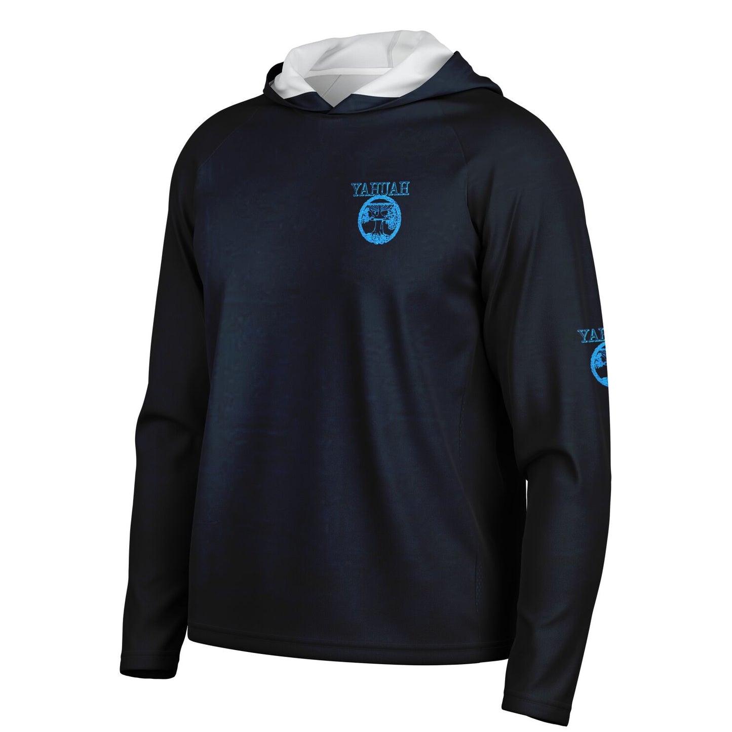 Yahuah-Tree of Life 02-02 Men's Designer Lightweight Raglan Hoodie