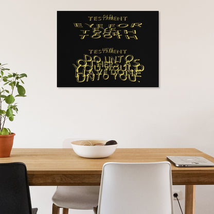 Commandment Keepers 02-02 Canvas Print, 18x24 inches, 2 colors