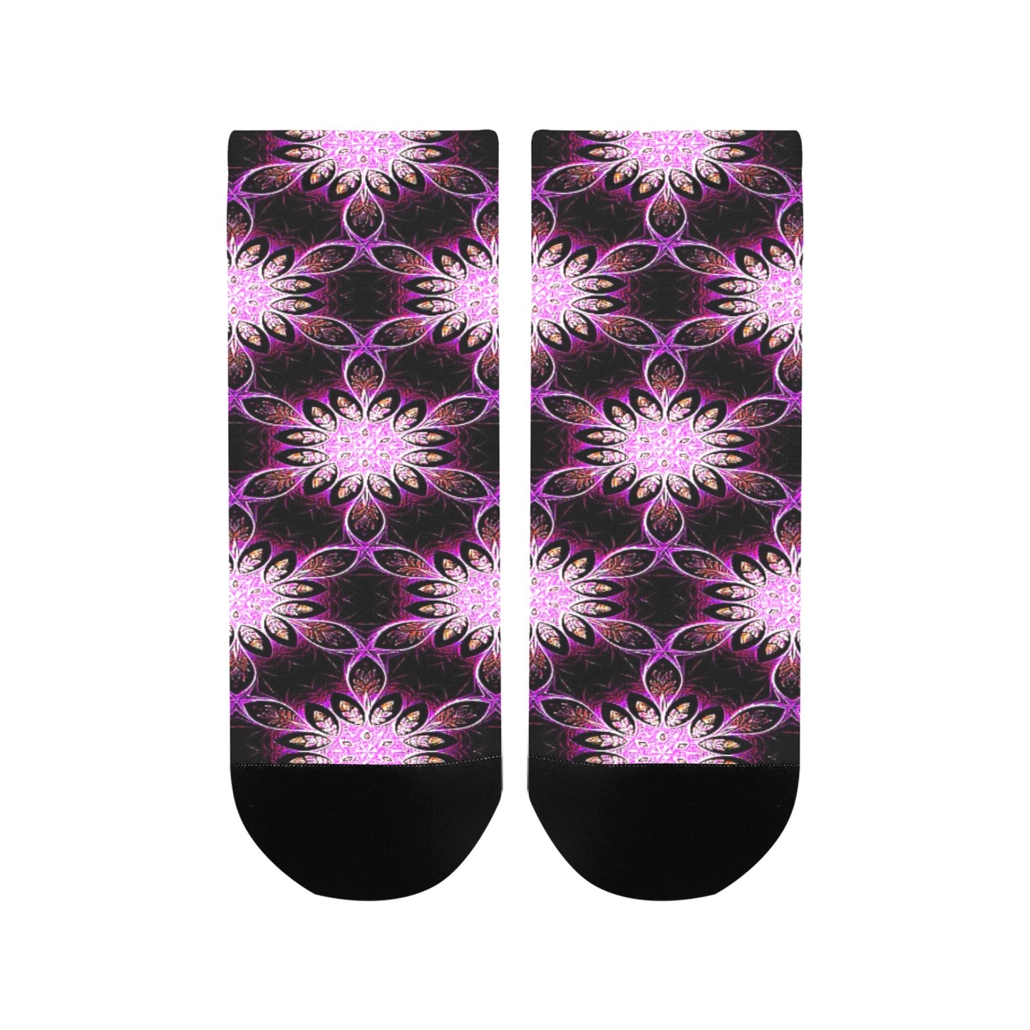 Geometrical Design Apparel 01-01 Ladies Designer Ankle Socks