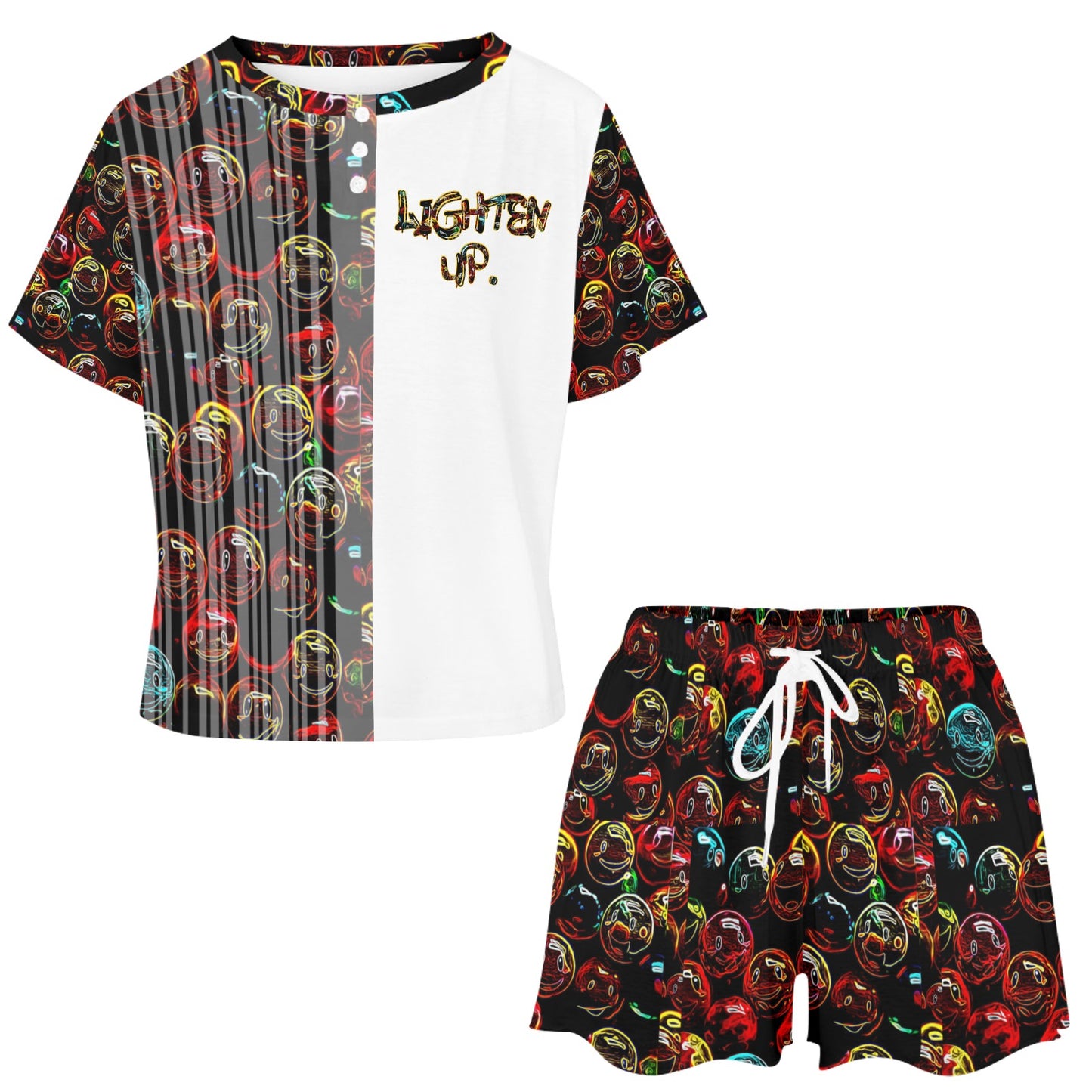 Outspoken Designs 01-01 "Lighten Up" Designer Lounge T-shirts & Shorts