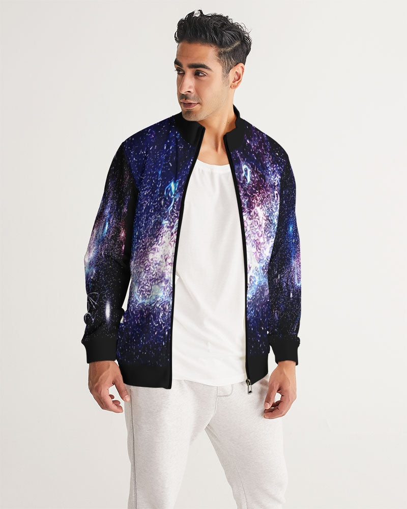 Galaxy Prints 01 Men's Designer Stripe Sleeve Track Jacket