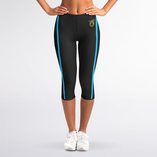 A-Team 01 Blue Designer Capri Leggings