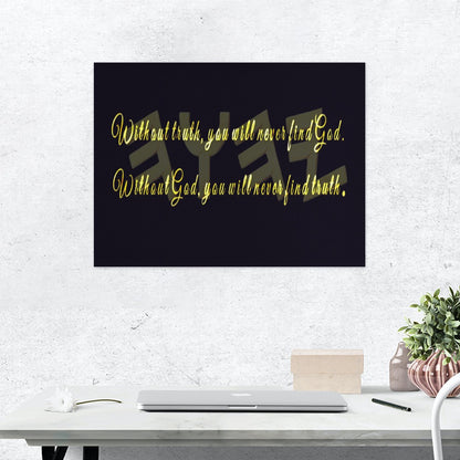 Truth Illustrated 01-02 Canvas Print, 18x24 inches