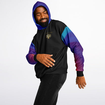 Yahuah-Tree of Life 01 Royal Designer Heavyweight Oversized Fleece Lined Unisex Hoodie