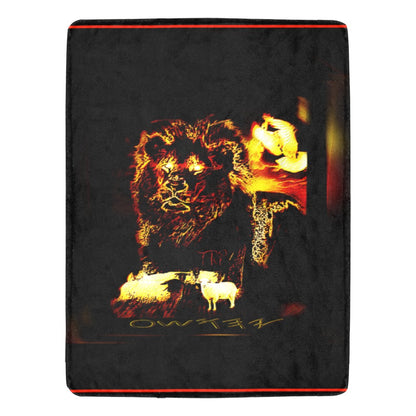 Prince of Peace 01-01 Ultra-Soft Micro Fleece Throw Blanket | 5 ft. (W) x 6.6ft. (L)