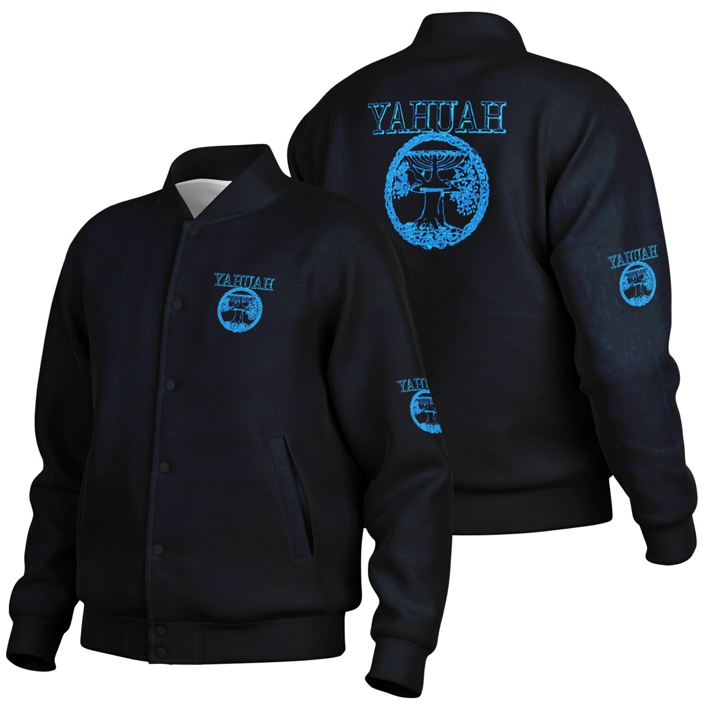 Yahuah-Tree of Life 02-02 Designer Varsity Jacket