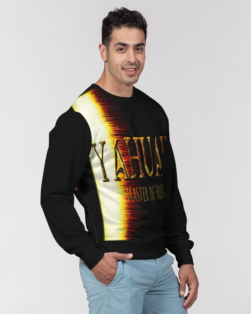 Yahuah-Master of Hosts 01-03 Men's Designer French Terry Sweatshirt