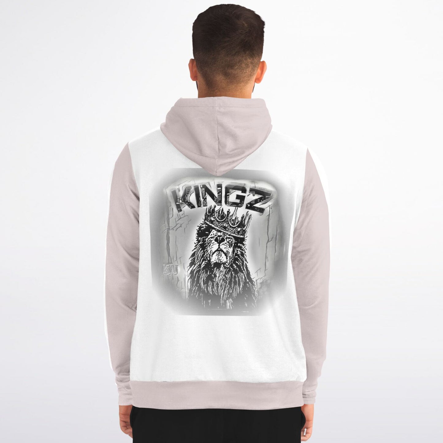 KINGZ 01-02 Men's Designer Athletic Full Zip Hoodie