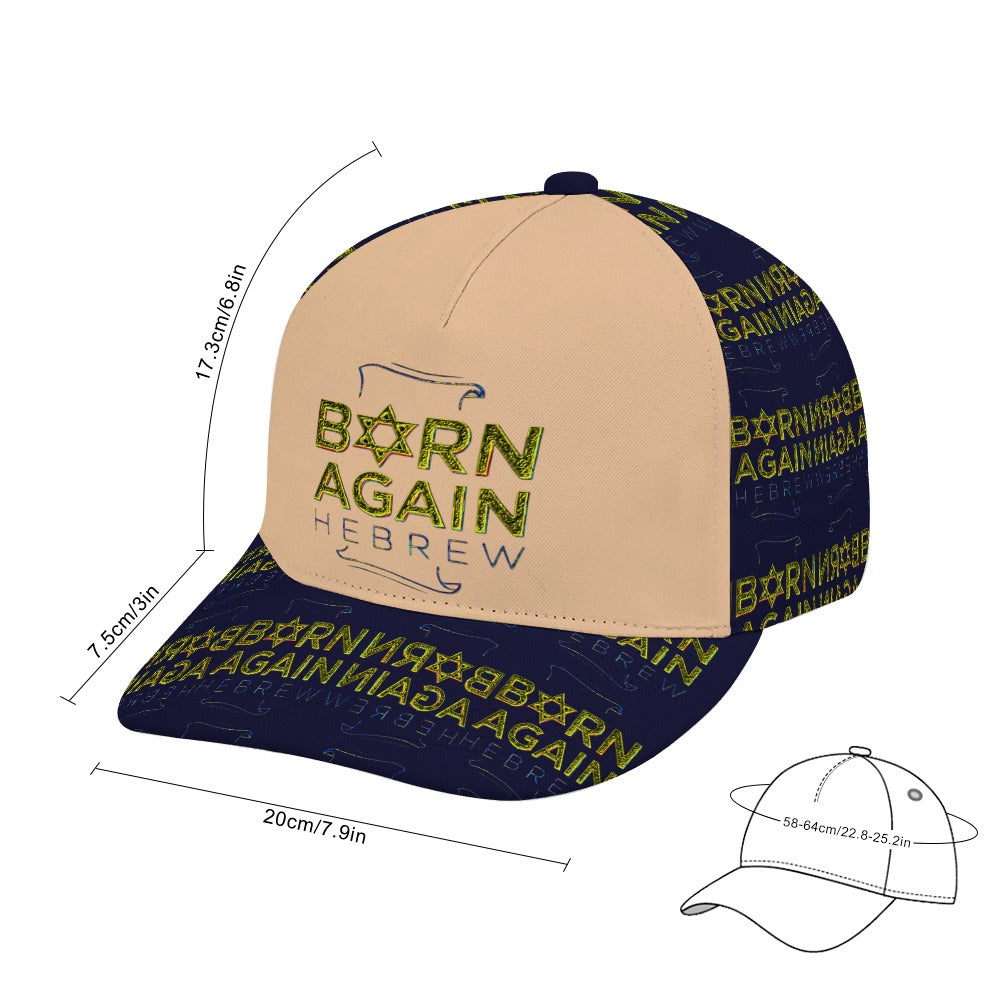 Born Again Hebrew 01-01 Designer Baseball Cap (4 styles)