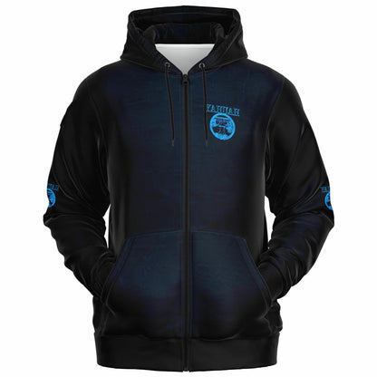 Yahuah: Tree of Life (02-03) - The Living Ruach | Unisex Athletic Zip Hoodie