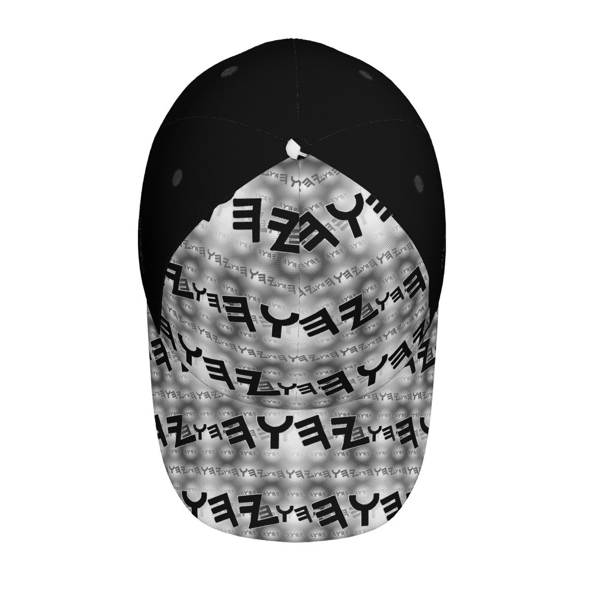 Most High God - Yahuah 01-01 Black Designer Curved Brim Baseball Cap