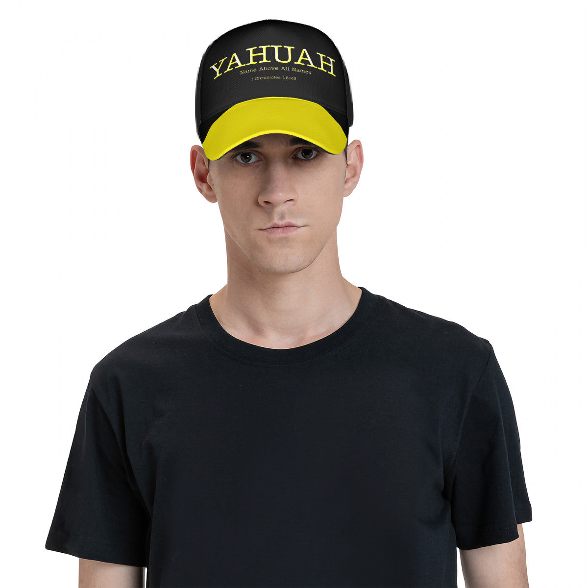 Yahuah-Name Above All Names 02-02 Designer Curved Brim Baseball Cap