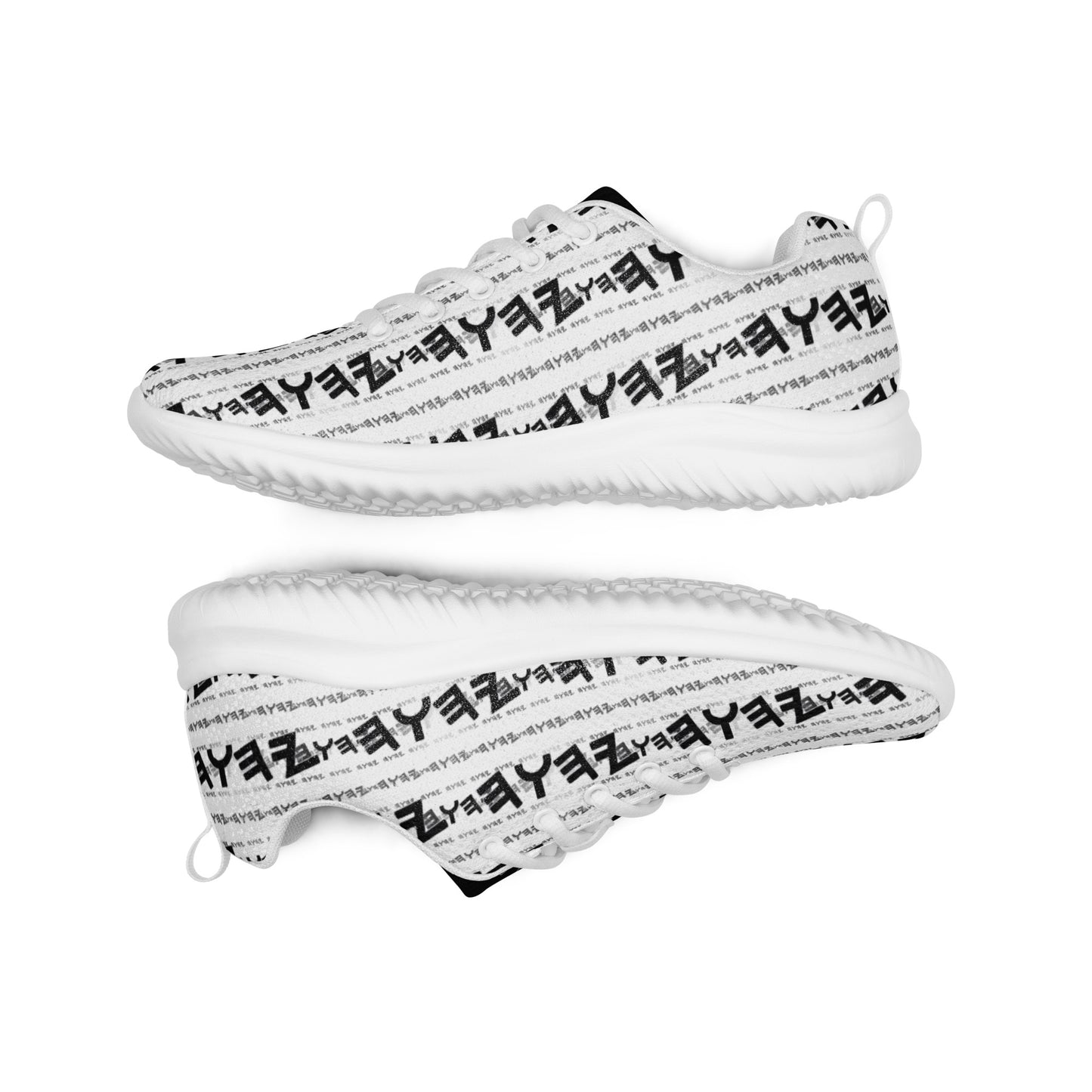 Most High God - Yahuah 01-01 White Men's Athletic Sneakers