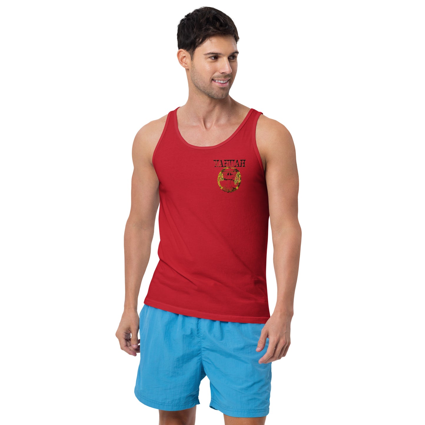 Yahuah Yahusha 04 Designer Unisex Bella + Canvas Staple Tank Top (8 Colors)