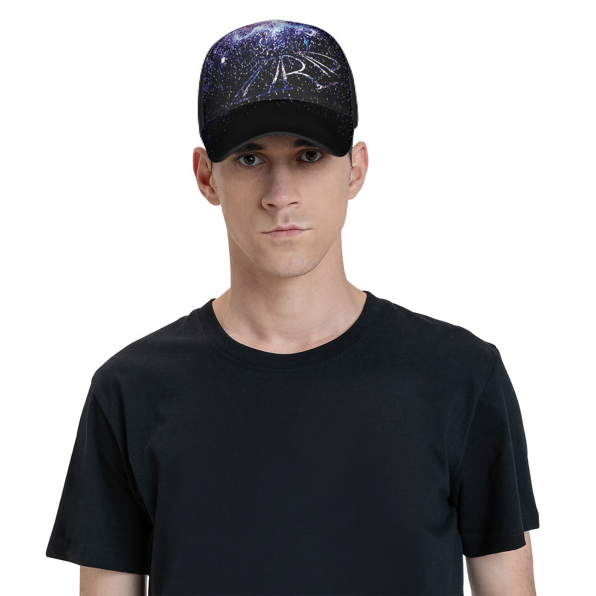 Galaxy Prints 01 Designer Curved Brim Baseball Cap