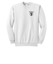 Load image into Gallery viewer, Yahuah-Tree of Life 02-05 Designer Port &amp; Company® Essential Fleece Crewneck Unisex Sweater (White/Ash)