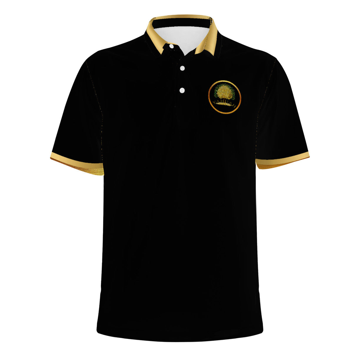 Yahuah-Tree of Life 03-01 Men's Designer Polo Shirt