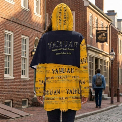 Yahuah: Name Above All Names (02-01) | Poncho Hoodie
