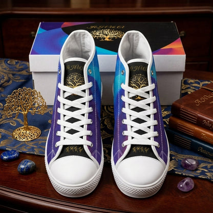 Yahuah: Tree of Life (01-02) - Royal Raiment | Urban Peak High Top Canvas Sneakers
