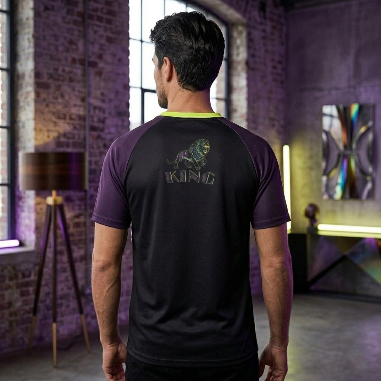 KING 01-01 Men's Designer Raglan T-shirt
