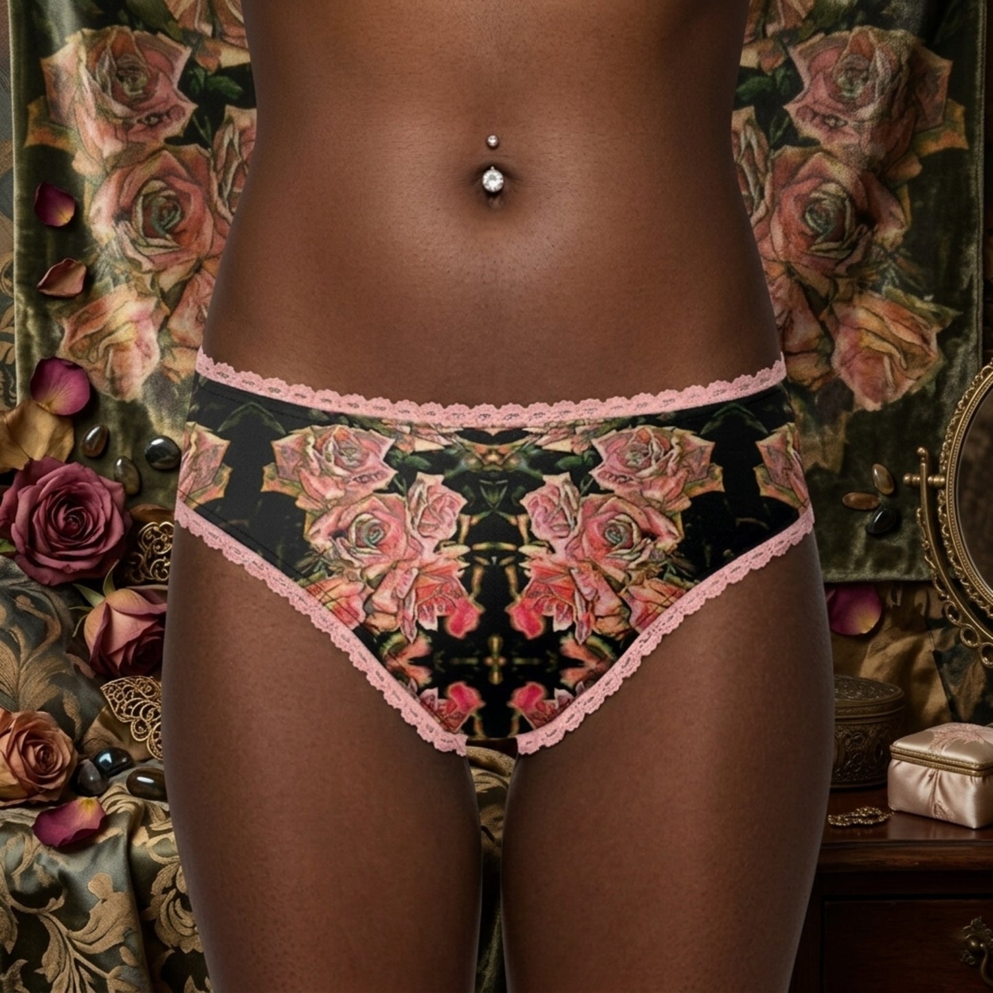 Floral Embosses (06-01): Adom - The Physical Mirror | Panties