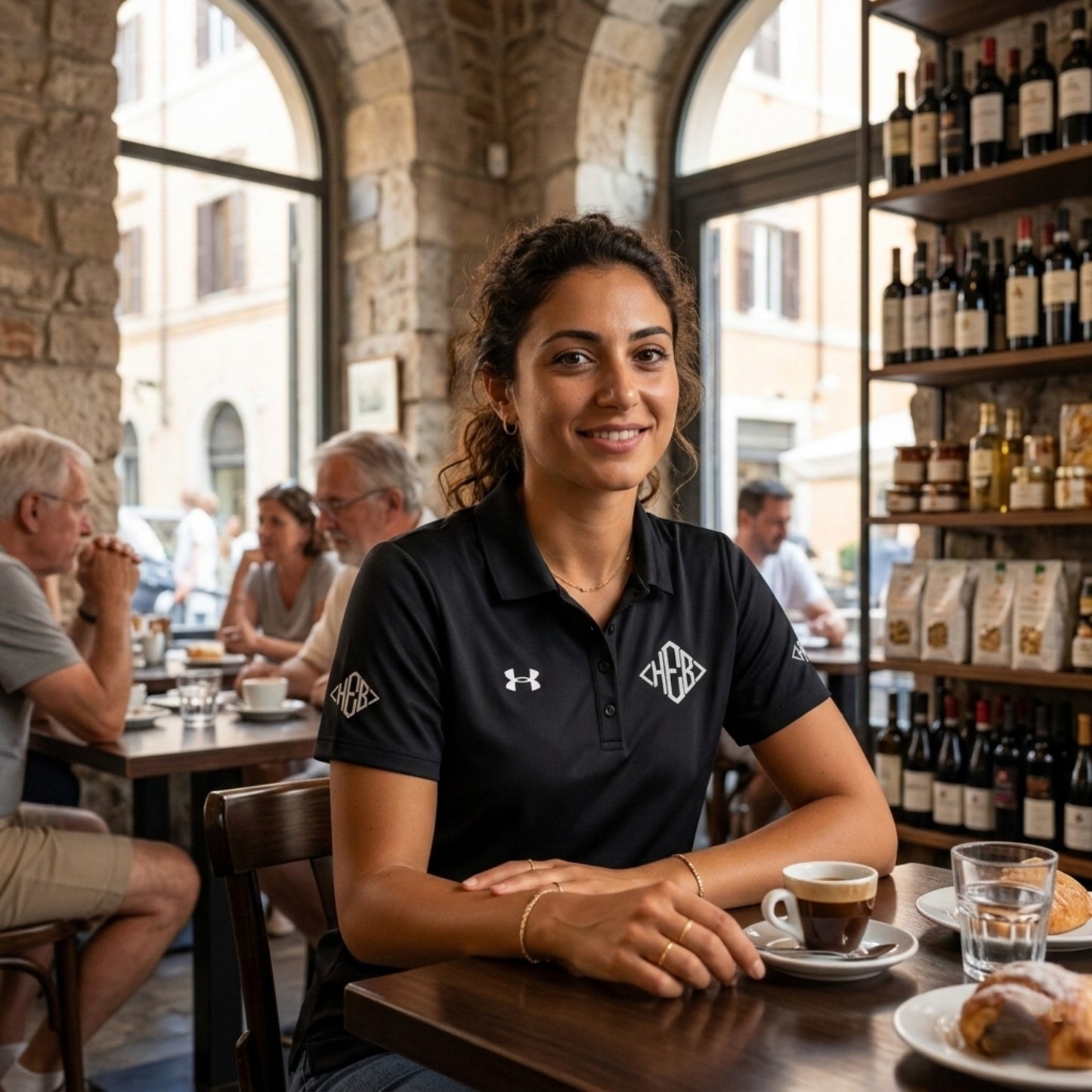 Hebrews 01-02 Designer Under Armour Embroidered Ladies Polo Shirt (5 colors)