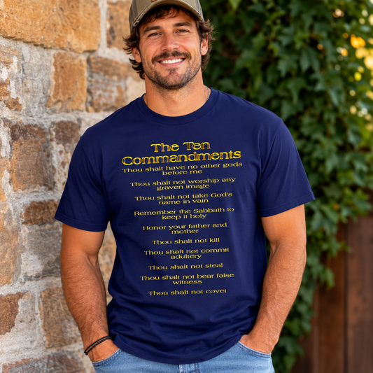 The Ten Commandments (01) | Men's ComfortSoft Tee | 3 colors