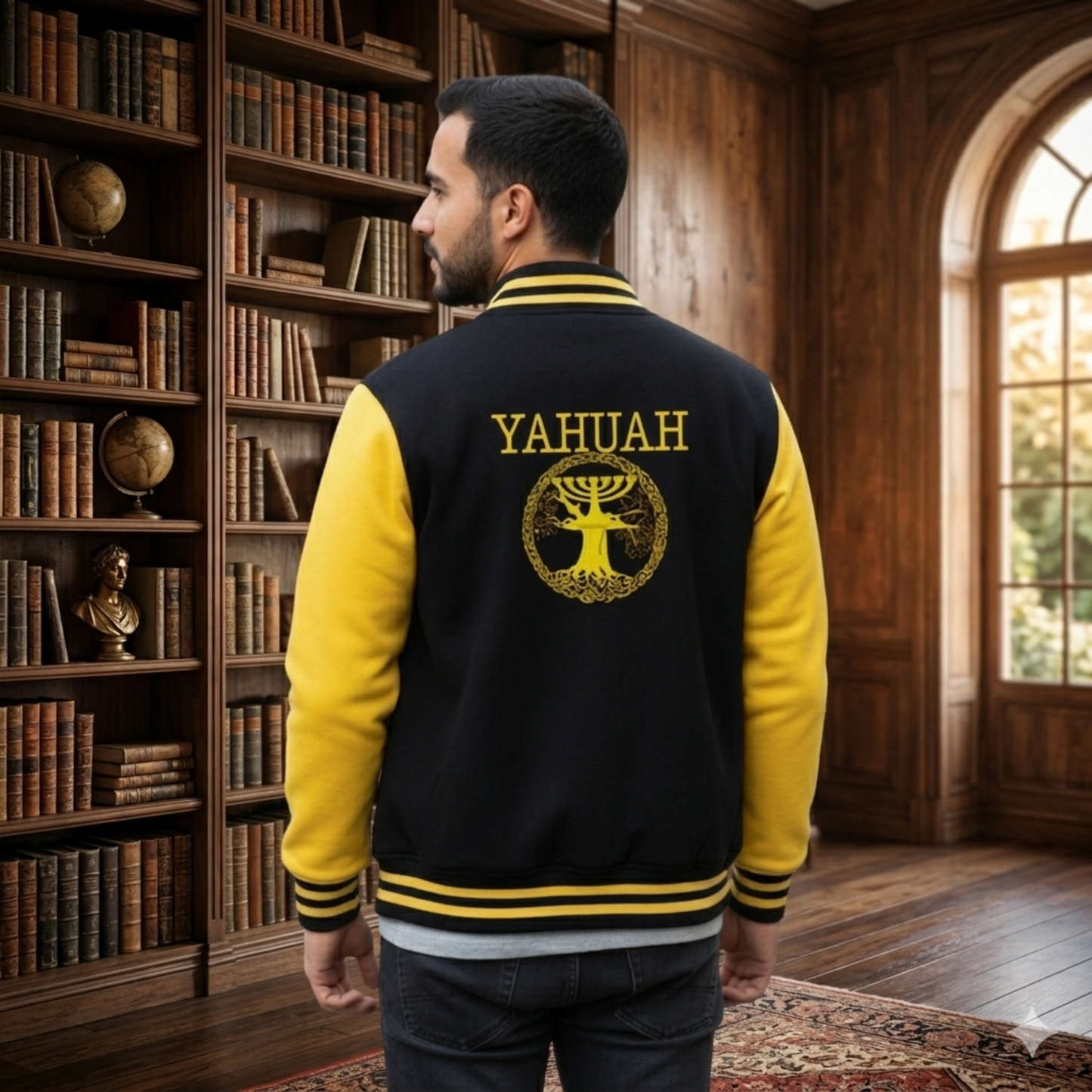 Yahuah: Tree of Life (02-01) - The Covenant Seal | Unisex Varsity Jacket