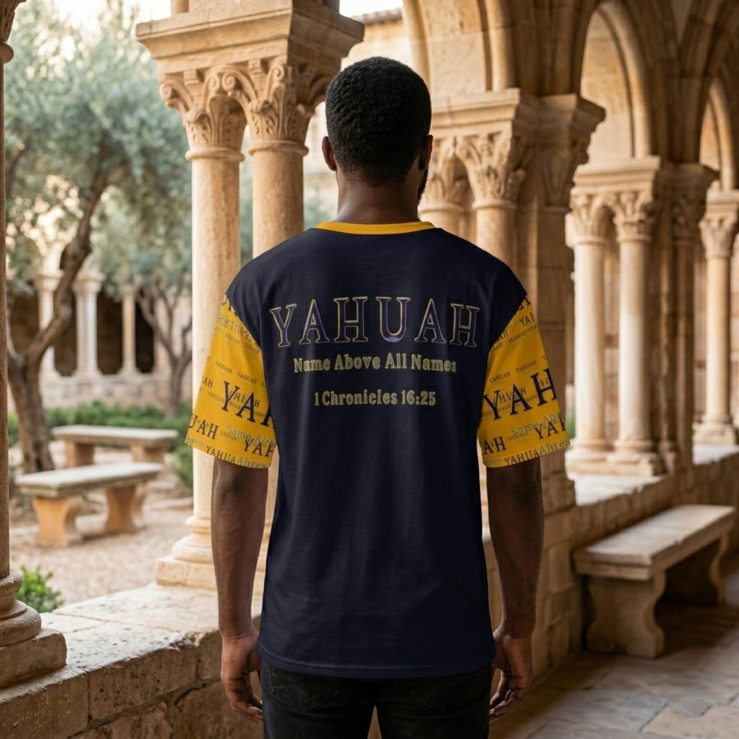 Yahuah-Name Above All Names 02-01 Half Sleeve Cotton Unisex T-shirt