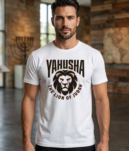 Yahusha-The Lion of Judah 02-01 Designer AWDis Just Cool Unisex T-shirt