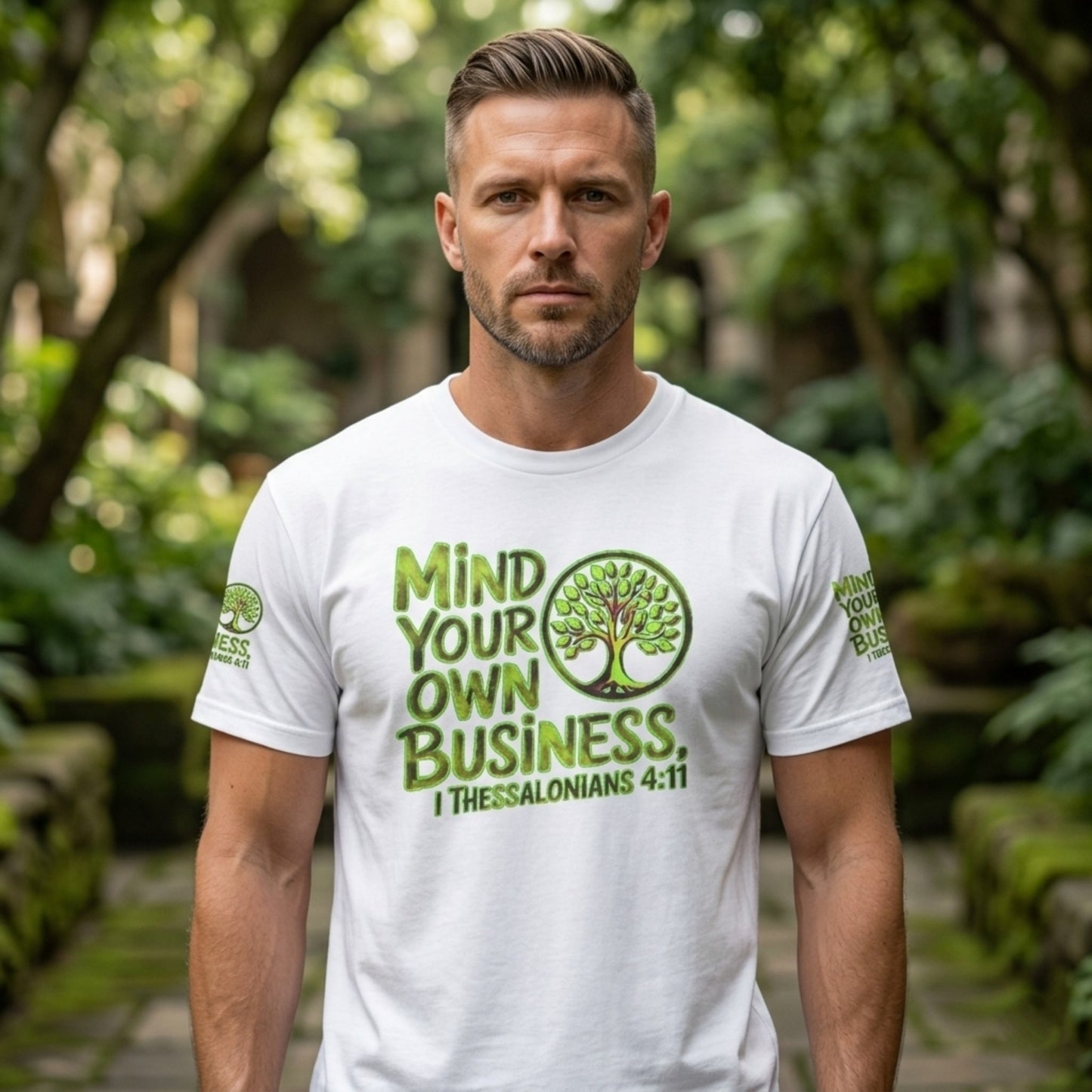 "Mind Your Own Business" (01-01) | Unisex Staple Tee | 5 colors
