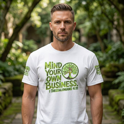 "Mind Your Own Business" (01-01) | Unisex Staple Tee | 5 colors