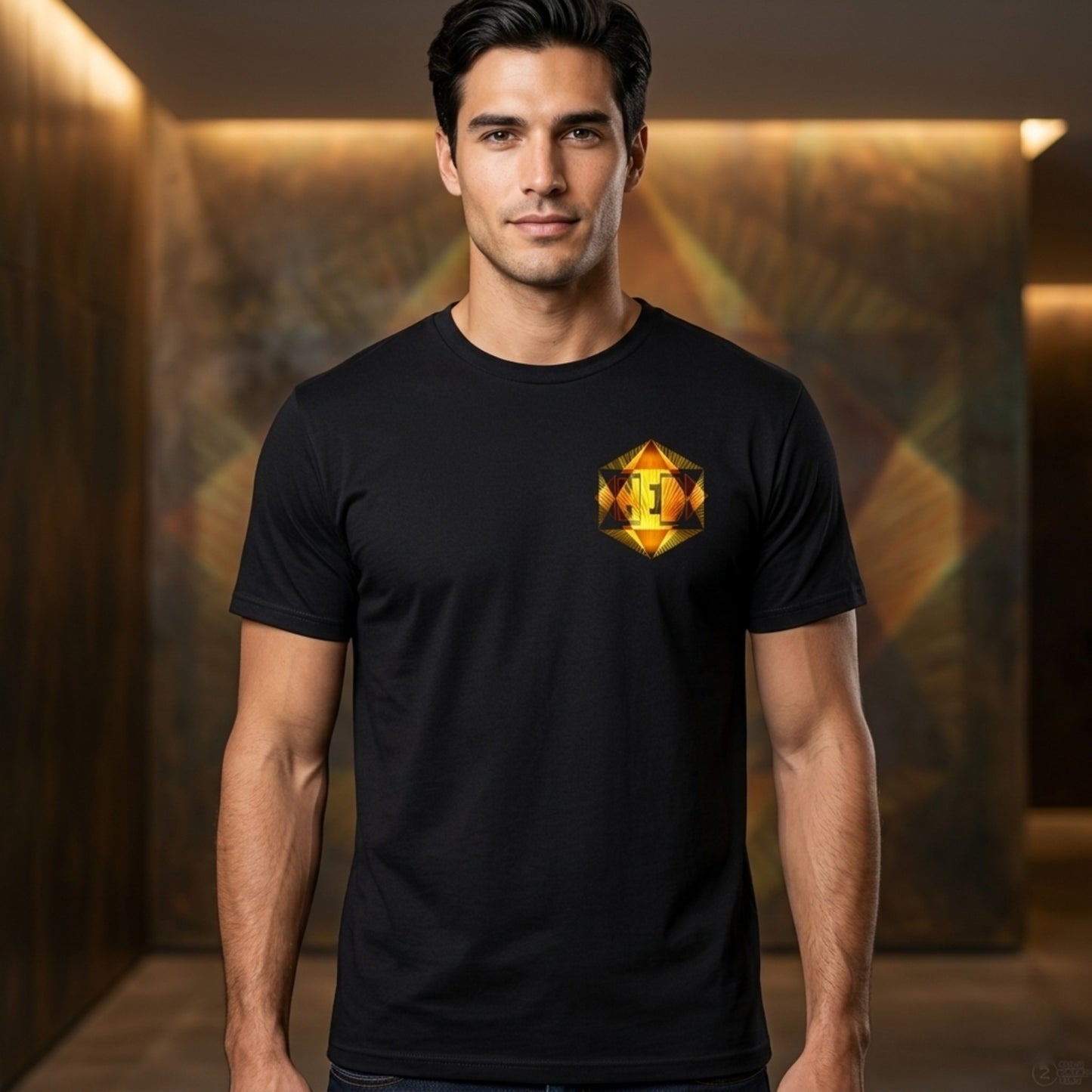 Hebrew World 01-01 The Radiant Six Jerzees 50/50 Blend Unisex Tee