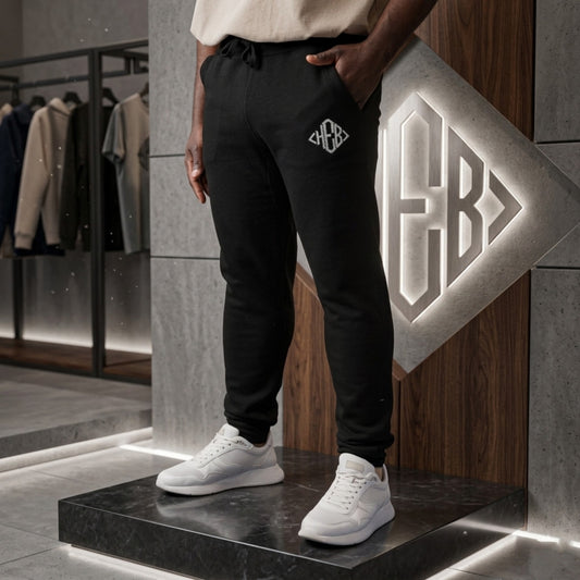 Hebrews 01-03 Designer Cotton Heritage Embroidered Fleece Unisex Joggers (5 colors)