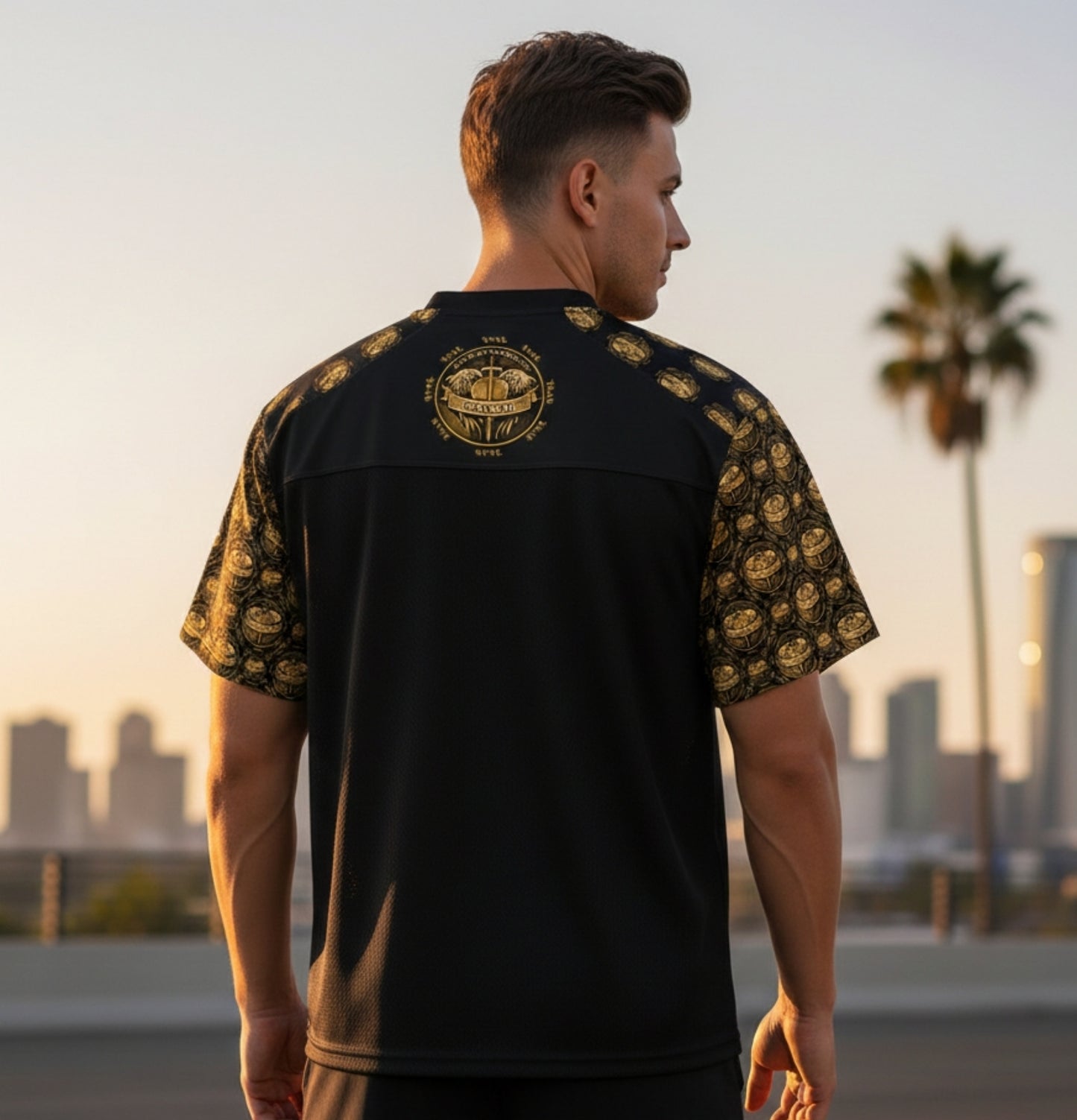 Most High God - Yahuah 02-01 Designer Boxy Football Jersey