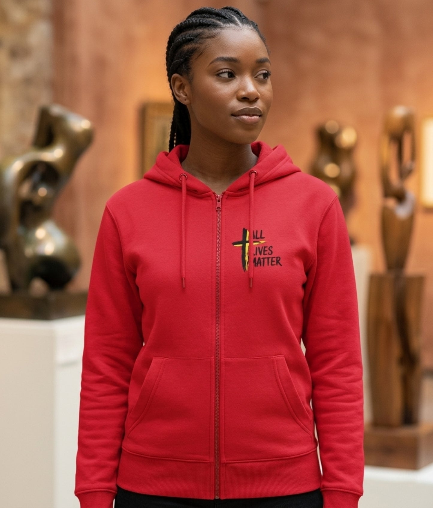 "All Lives Matter" (01-01) | Unisex Zip Hoodie | 2 colors