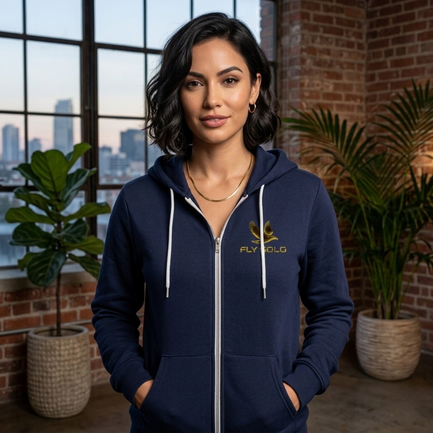 Unity in Solitude (01) "Fly Solo" | Unisex Zip Hoodie | 5 colors