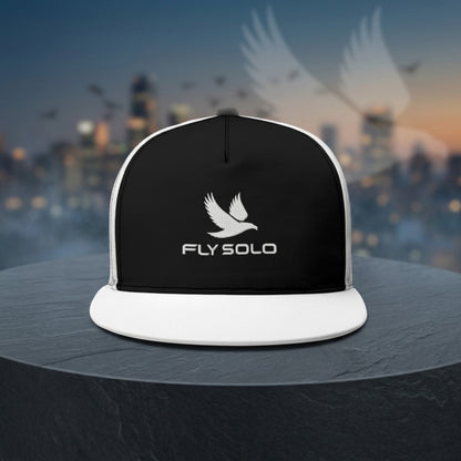 "Fly Solo" Night/Day | Men's Peaked Snapback Cap