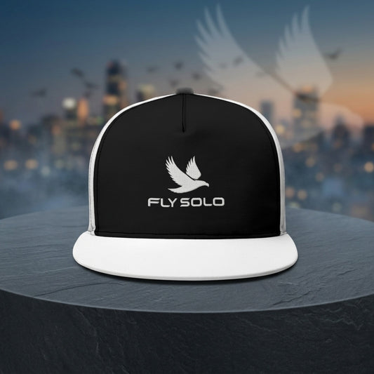 "Fly Solo" Night/Day | Men's Peaked Snapback Cap